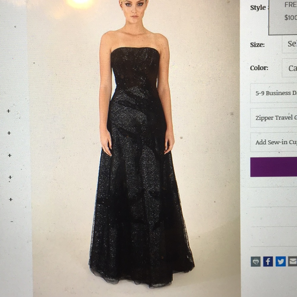 Renee Ruiz evening gown
